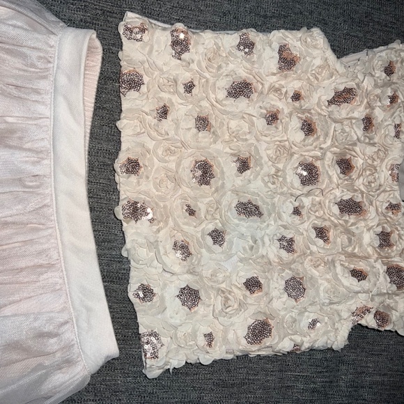 Beige two piece formal outfit, size 10 for girls - Picture 5 of 6